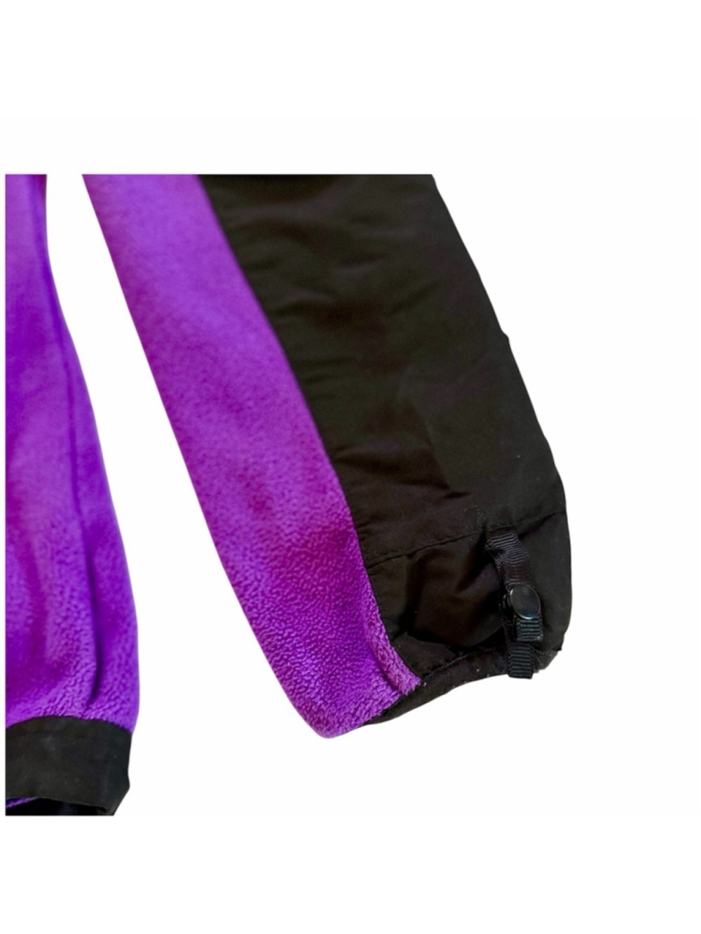 The North Face Denali Fleece Jacket Women’s XL Black Purple Full Zip North Face - Picture 3 of 6